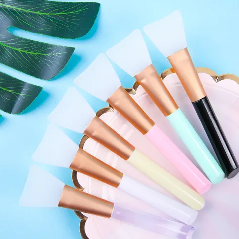 Silicone Mask Brush Soft Head Applicator For Mud Mask Facial SPA Beauty Makeup Tool Easy Clean Brush For Women