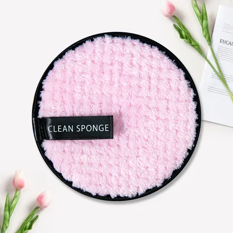 Reusable PVA Makeup Remover Pads Pineapple Grid Face Cleaning Sponge Soft Microfiber Facial Cleansing Puff Skin Care Tools
