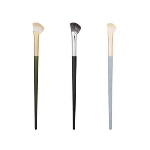 Halbe Fächerform Sichel Nase Schatten Pinsel Schräge Fächer Highlight Make-up Pinsel Kontur Konturierung Modellierung Schönheit Werkzeug Für Gesicht