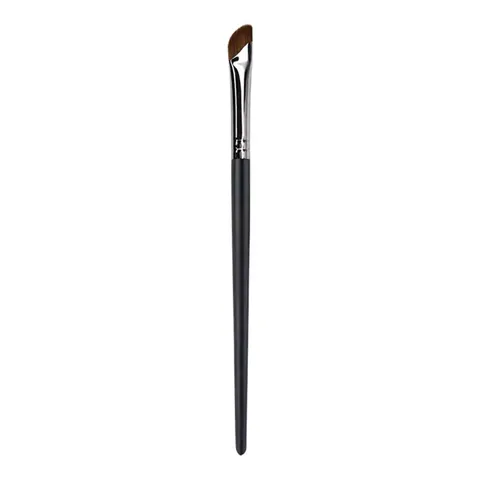 Professioneller Abgewinkelter Eyeliner-Pinsel Feiner Augenbrauenpinsel Kunstfaser Holzgriff Ultra Dünner Make-up Pinsel Für Präzisen Eyeliner