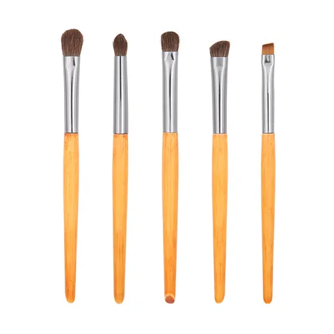 Professional Horse Hair Eye Shadow Brush Bamboo Handle Portable Blending Eye Makeup Tools For Women Daily Use