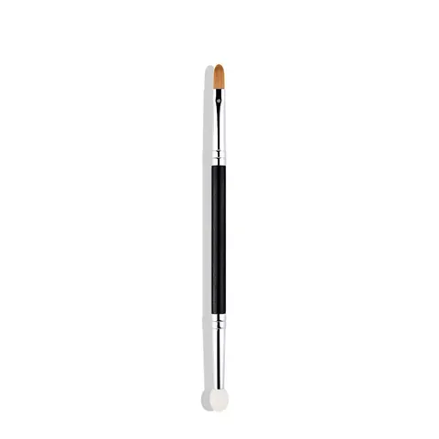 Professional Double-Ended Concealer Brush Synthetic Fiber Hair Wood Handle Dark Circles Details Makeup Brush Beauty Tool