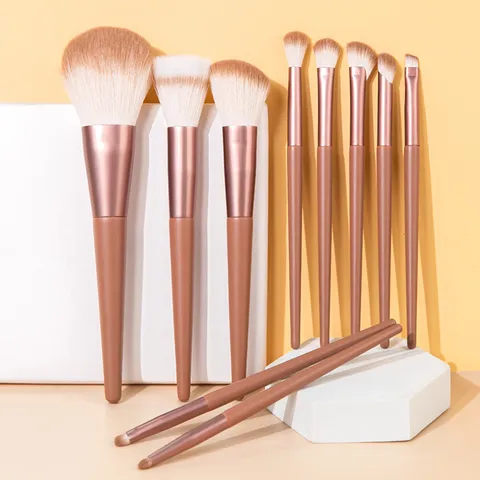 Professional Pieces Makeup Brush Set Soft Synthetic Fiber Powder Eyeshadow Foundation Blending Crease Brushes Cosmetic Tools Kits