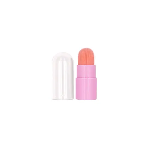 Mini Silicone Lip Brush With Dustproof Cover Portable Pocket Makeup Brush For Lipstick Lip Gloss Blending Precision Makeup Tool For Women