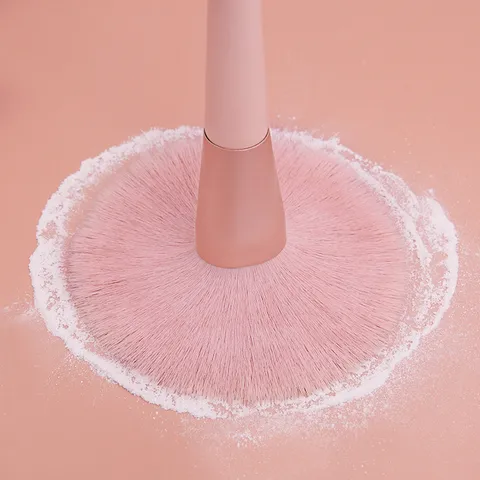 Professional 11 Makeup Brushes Synthetic Fiber Wood Handle Pink Apricot Face Powder Eye Shadow Contour Brushes Women Cosmetic Tools