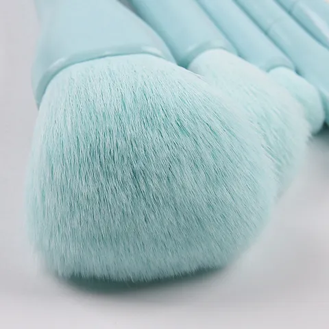 Candy Color Makeup Brush Set Professional Soft Synthetic Fiber Powder Eyeshadow Blending Cosmetic Tools With PU Pouch