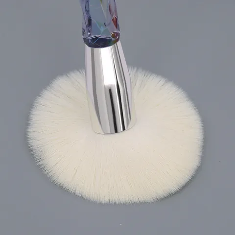 Crystal Diamond Handle Makeup Brushes Professional Soft Synthetic Hair Foundation Powder Eyeshadow Blending Brush Beauty Tools