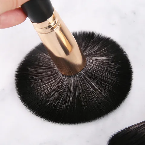 Professional Double Ended Makeup Brush Set Synthetic Fiber Wood Handle Foundation Blush Eyeshadow Blending Brushes Cosmetic Beauty Tools