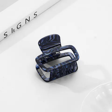 Elegante Acetat Haarkralle Kleine Minimalistische Geometrische Haarklammer Leopardenmuster Schildpatt Haarnadel Für Damen Tägliches Styling Kopfschmuck