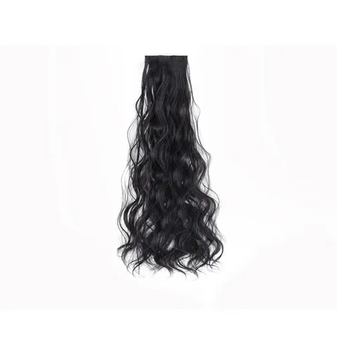 Long Wavy Hair Extensions For Women Natural Invisible Seamless Clip In Synthetic Fiber Hairpiece Hair Volume Adding 3 Piece Set
