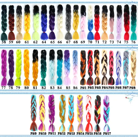 Συνθετικές Επεκτάσεις Μαλλιών Jumbo Braids για Γυναίκες Όμπρε Μαλλιά για Πλέξιμο με Βελονάκι Ανθεκτικά στη Θερμότητα Μαλλιά για Πάρτι