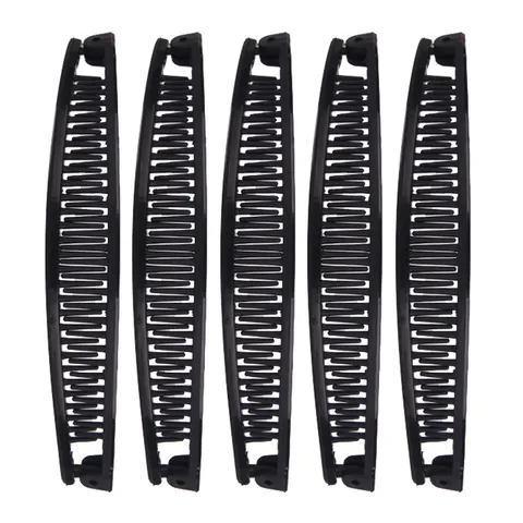 Minimalist Plastic Wave Interlocking Hair Combs For Women Korean Style Acrylic Hair Side Combs Decorative Hair Clips Styling Tools