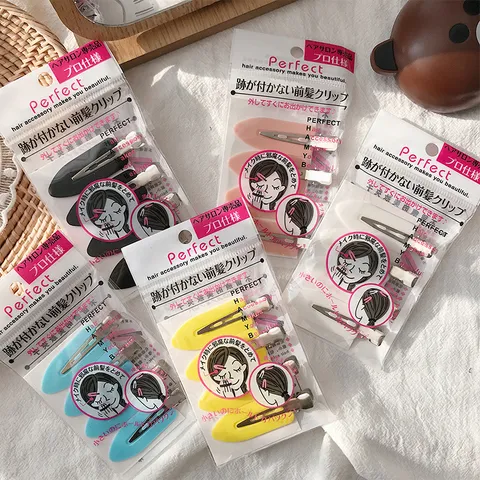 Acrylic Metal No Crease Hair Clips Flat Alligator Hairpin Base DIY Crafts Handmade Headwear Sweet Side Clips Hair Accessories For Women