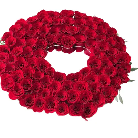 Specchio Acrilico Cuore Tondo Materiale Imballaggio Bouquet Fiori Scatola Regalo Decorazione Inserti Specchio Con Scritta Love