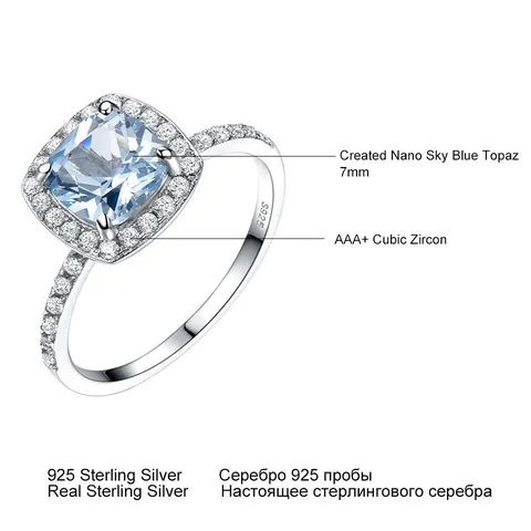 Euroamerikanisch Leichter Luxus Kupfer Strass Ring Für Damen Geometrisch Quadrat Kissen Schliff Cluster Ring Jahrestag Geschenk Schmuck
