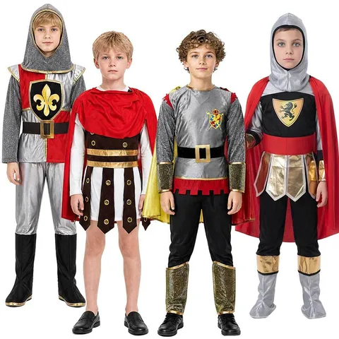 Παιδικό Halloween Ρωμαίος Πολεμιστής Spartan Κοστούμι Αγόρια Κορίτσια Iππότης Cosplay Πάρτι Performance Στολή