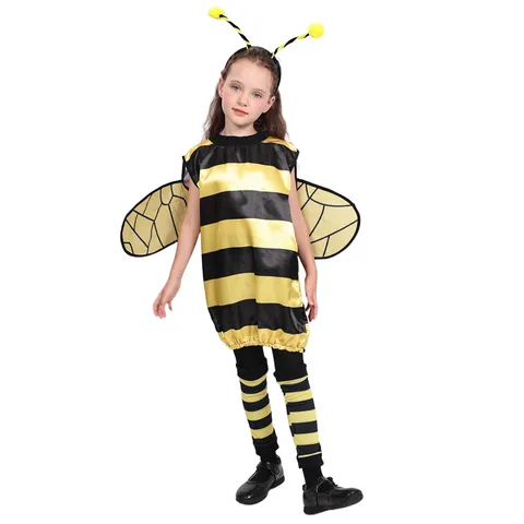 Halloween Mikri Melissa Cosplay Kostoumi Rige Forema Me Ptera Kordela Kai Kaltses Stoli Parti Gia Paidia Kai Enilikes