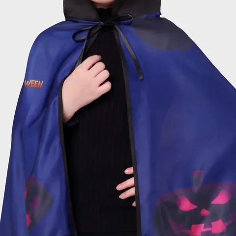 Halloween Paidia Enilikes Kapa Kerata Diabolou Kapa Magissas Cosplay Parti Kostoumi Kolokythas Nykteridas Kapa me Koukoula Giortina Royxa