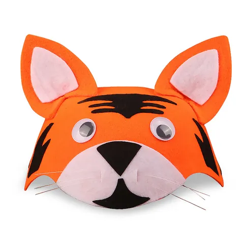 Kinder Cartoon Tier Filzhut Sternzeichen Kaninchen Tiger Dinosaurier Affe Performance Party Cosplay Kappe Kinder Kostüm Requisite
