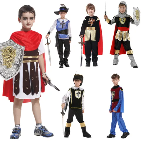Παιδική Στολή Αρχαίου Ρωμαίου Πολεμιστή Halloween Παιδική Μεσαιωνική Στολή Cosplay Ιστορικό Παιχνίδι Ρόλων