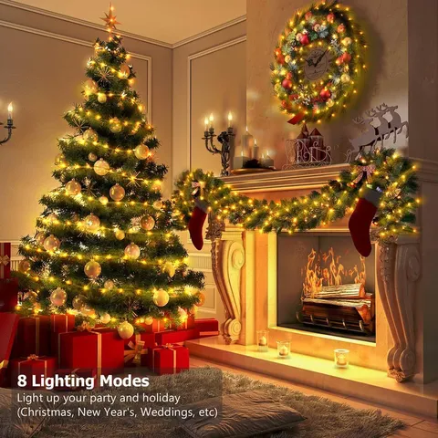 LED Copper Wire String Lights Outdoor Waterproof Battery Operated Fairy Lights For Christmas Tree Garden Party Home Decor