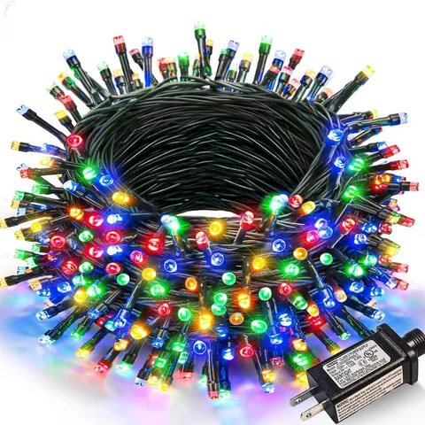 LED Christmas String Lights Warm White Copper Wire Waterproof Fairy Lights For Outdoor Holiday Party Home Decor