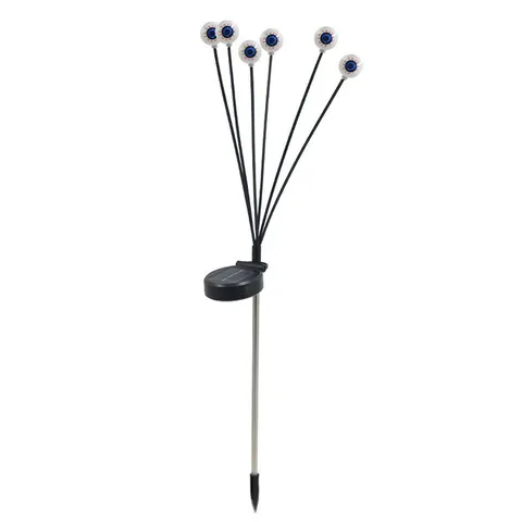 Halloween Solar Powered LED Eye Ball Stake Lights Outdoor Waterproof Garden Yard Spooky Party Atmosphere Decorative Lamp
