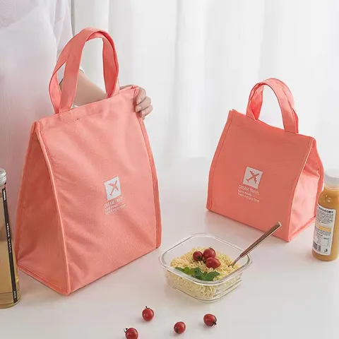 Borsa per Pranzo Isolante in Tessuto Oxford Impermeabile Resistente Borsa Termica Portatile per Conservazione Alimenti da Picnic
