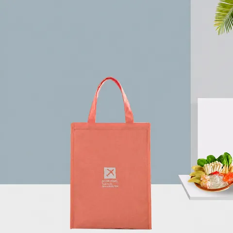 Borsa per Pranzo Isolante in Tessuto Oxford Impermeabile Resistente Borsa Termica Portatile per Conservazione Alimenti da Picnic