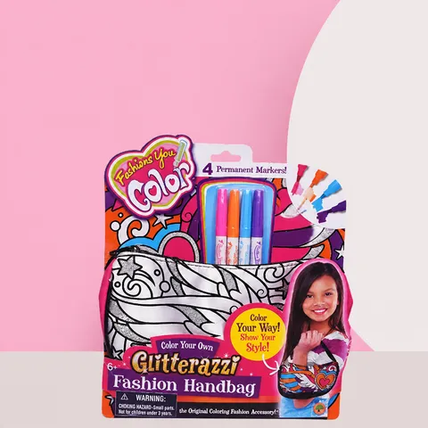Bambini DIY Pittura Tela Borsa a Tracolla Bambini Arte Artigianato Set Con Motivo di Ali E Pennarelli Permanenti Giocattolo Educativo Regalo