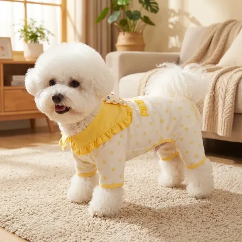 Cute Warm Winter Pet Clothes For Small Dogs Fleece Four-Legged Dog Apparel Cute Bear Elephant Pattern Puppy Jumpsuit Pet Outfit