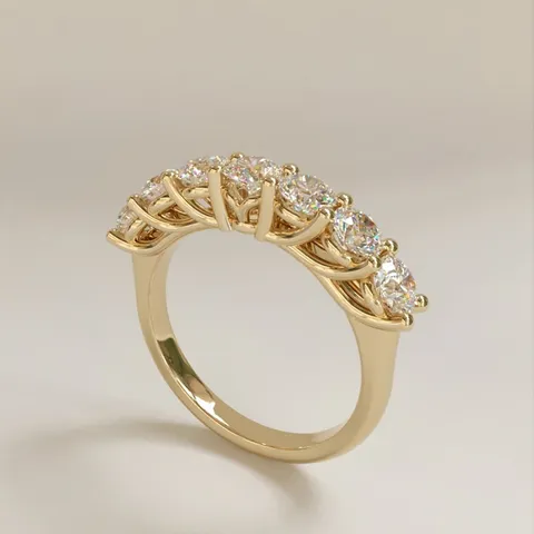 Luxe Goud Tweedelige Ringset Voor Vrouwen Vierklauw Rond Zirconia Micro-Pave Verlovingsring Bruiloft Sieraden Accessoire