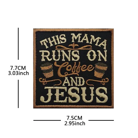 Embroidered Morale Patch Tactical Hook And Loop Slogan Badge Outdoor Backpack Clothing Accessories