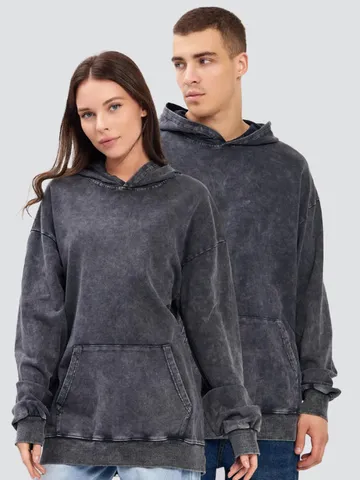 Herren Schweres Gewaschenes Vintage Fleece Hoodie Und Freizeithose Oversized Lässige Baumwolle Pullover Oberteil Hose Streetwear