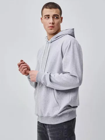 Sudadera con Capucha de Hombre Pesada Color Sólido Casual Holgada Manga Larga