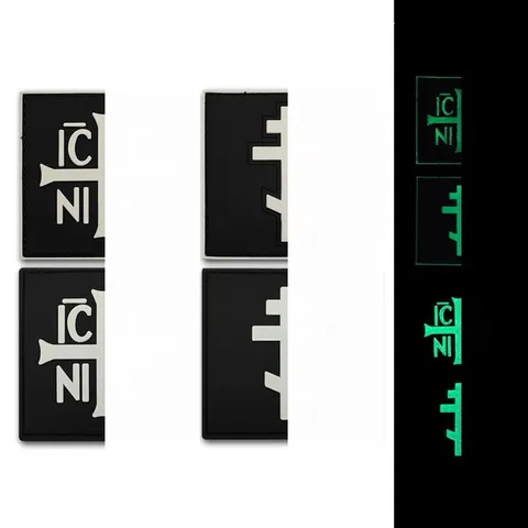 Τακτικό Patch Morale PVC Φωτεινό Στρατιωτικό Περιβραχιόνιο Θρησκευτικός Σταυρός Έμβλημα Για Σακίδιο Ρούχα Τακτικά Αξεσουάρ