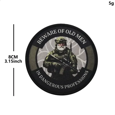 Tactical Morale Patch Military Army Hook and Loop Applique Badge For Tactical Backpack Jacket Vest Hat