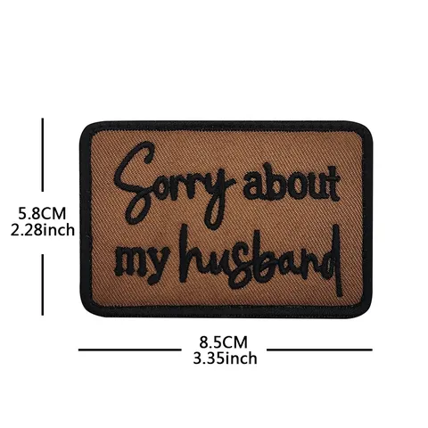 Embroidered Morale Patch Tactical Hook And Loop Slogan Badge Outdoor Backpack Clothing Accessories