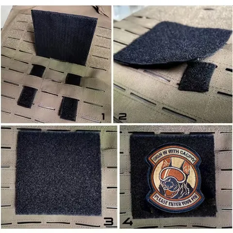 Tactical Patch Display Board MOLLE Hook and Loop Panel Nylon Badge Holder For Armbands Tactical Gear Outdoor Sports Accessories