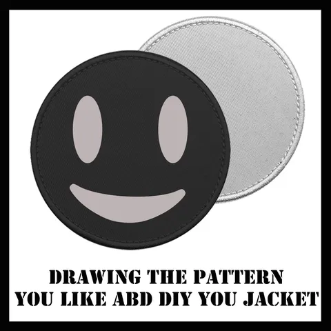 Blank Tactical Morale Patch Hook And Loop Embroidered DIY Name Badge Military Armband