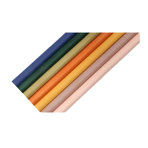 Papel de Envolver Flores Impermeable Película de Plástico Mate Suministros de Empaque de Ramo de Floristería Hojas de Envoltura de Regalo Sólidas