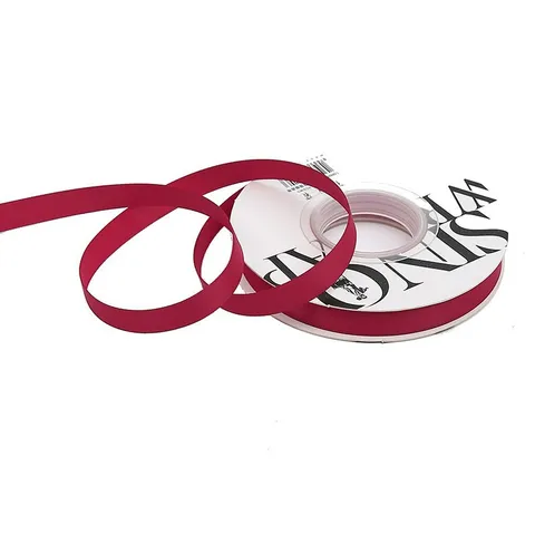 1cm Double Sided Satin Ribbon Solid Color Korean Style Polyester Webbing For Flower Bouquet Gift Wrapping DIY Bow Craft