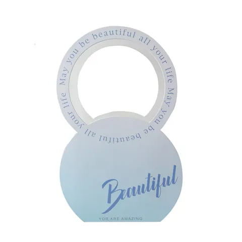 Boîte d'Emballage Ronde en Papier pour Fleurs Avec Poignée Découpée Panier Cadeau Décoratif pour Fête des Mères Mariage Composition Florale