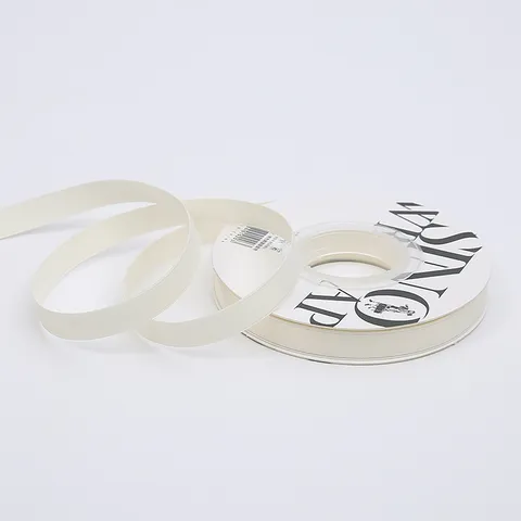 1cm Double Sided Satin Ribbon Solid Color Korean Style Polyester Webbing For Flower Bouquet Gift Wrapping DIY Bow Craft