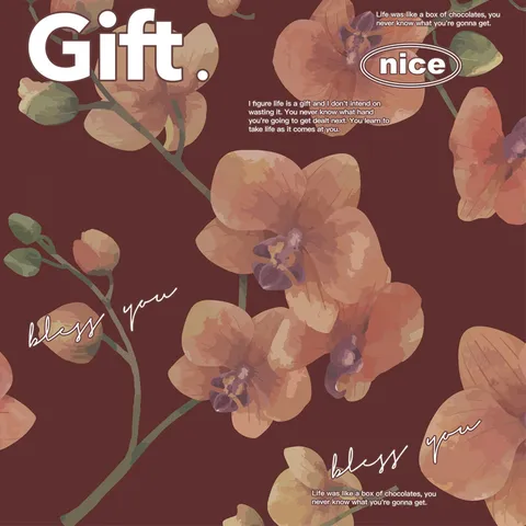Waterproof Plastic Flower Wrapping Paper Korean Style Pearlescent Film Printed Bouquet Gift Wrapper Materials For Florist Wedding Birthday Party