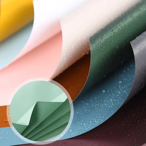 Double-Sided Dual-Color Flower Wrapping Paper Waterproof Matte Decorative Bouquet Packing Material For Florist Gift Wrapping Supplies