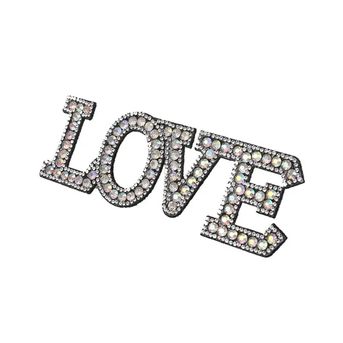 Accessori DIY Cuore d'Amore con Perle Artificiali e Strass per Decorazione Bouquet di Fiori Confezione Regalo San Valentino Fatto a Mano