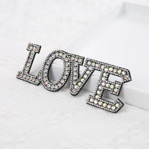 Accessori DIY Cuore d'Amore con Perle Artificiali e Strass per Decorazione Bouquet di Fiori Confezione Regalo San Valentino Fatto a Mano