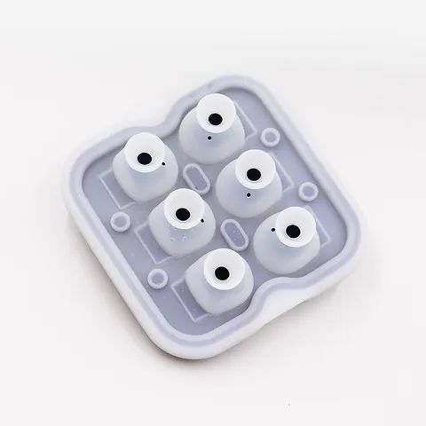 Molde Creativo para Cubitos de Hielo de Calavera Bandeja de Silicona Flexible para Whisky Cocktail Bar Cocina Hogar Negro