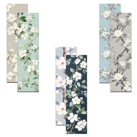 Vintage Floral Bookmark Set Retro Plant Flower Book Markers Decorative Stationery Supplies For Reading Students